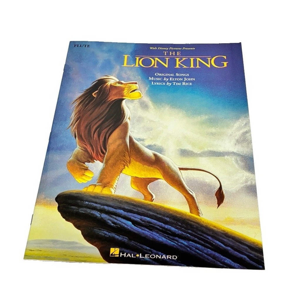 Vintage Lion King Flute Hal Leonard Original Songs book 1994 Original Lyrics